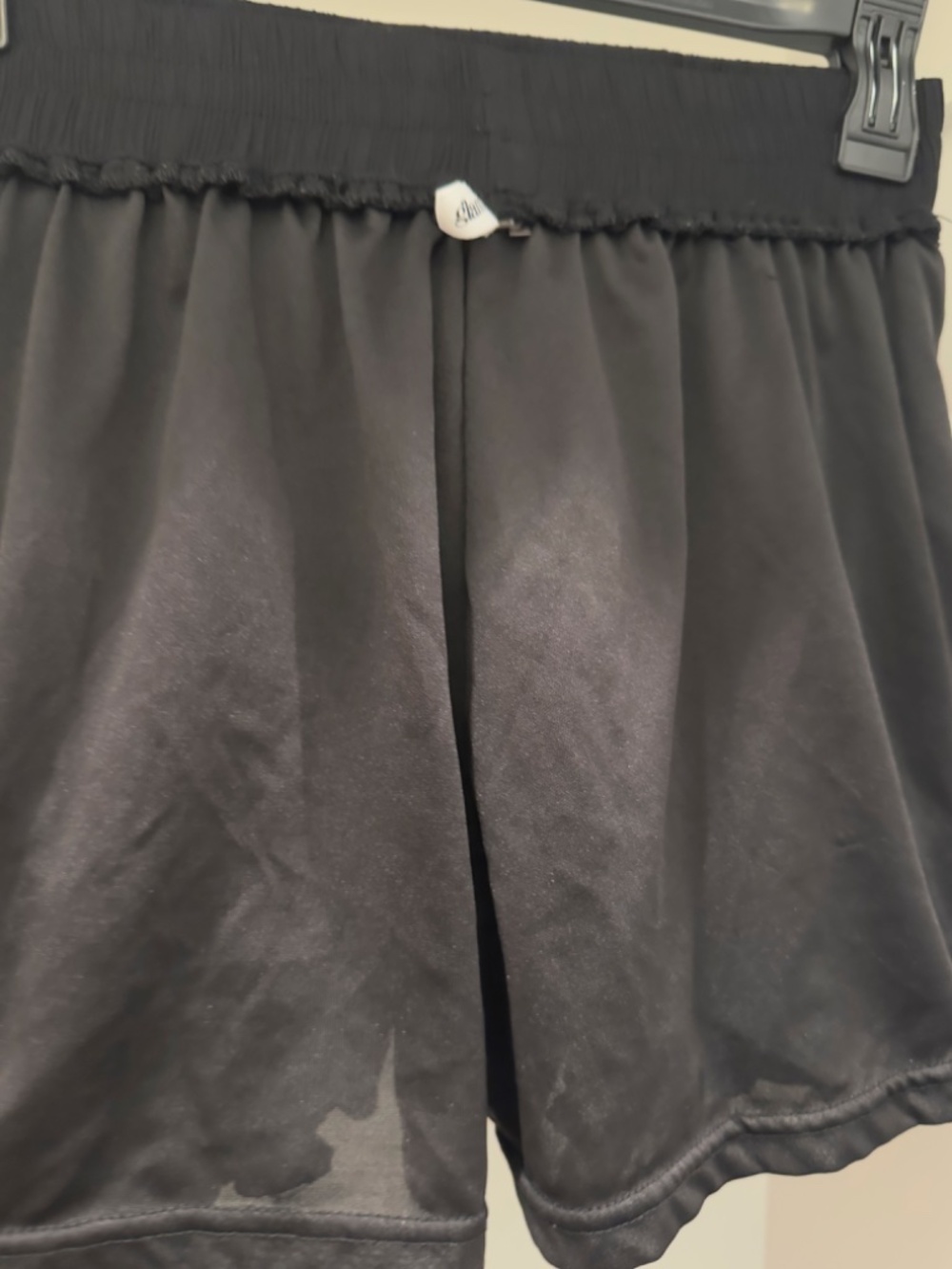 glam Black Ruffled Drawstring Skirt - Picture 3 of 4